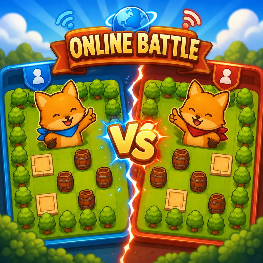 ONLINE BATTLE mode artwork
